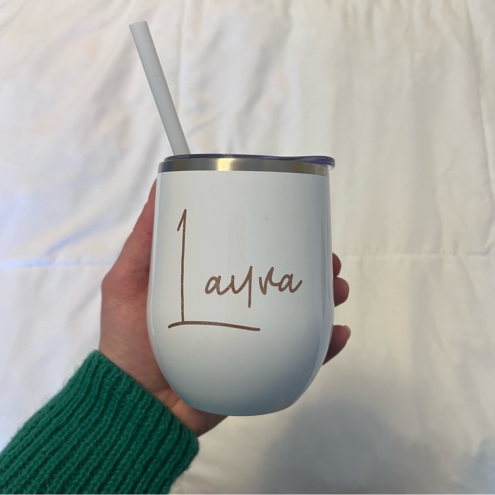 Laura Cup with straw